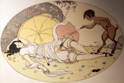 Series of Watercolors, Published in 1925 under the Title The Delights of Eros in Erotopolis Paris by Gerda Marie Frederike Wegener